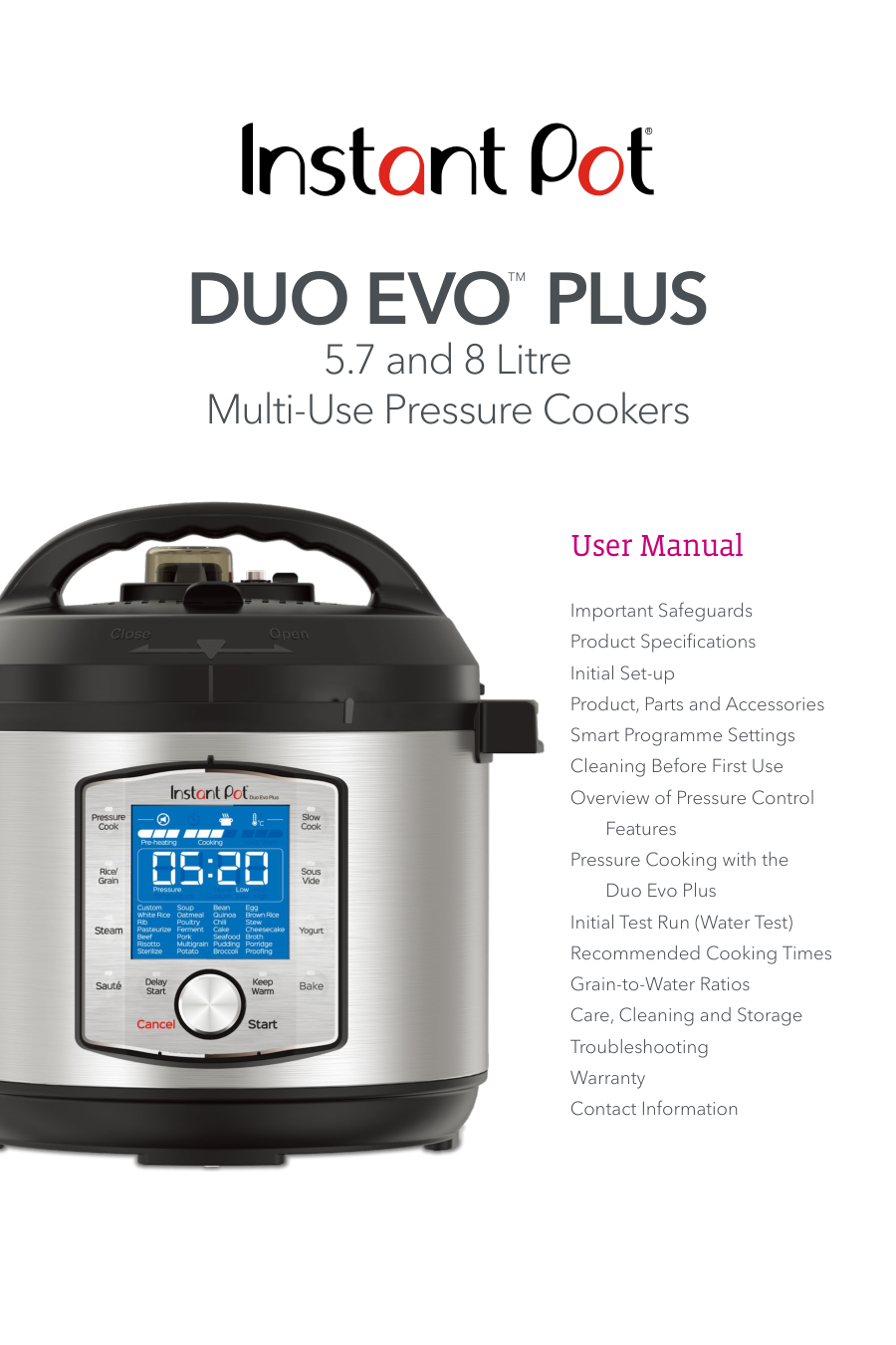 Instant Pot Duo Evo Plus