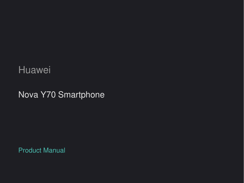 Huawei Nova Y70 Smartphone