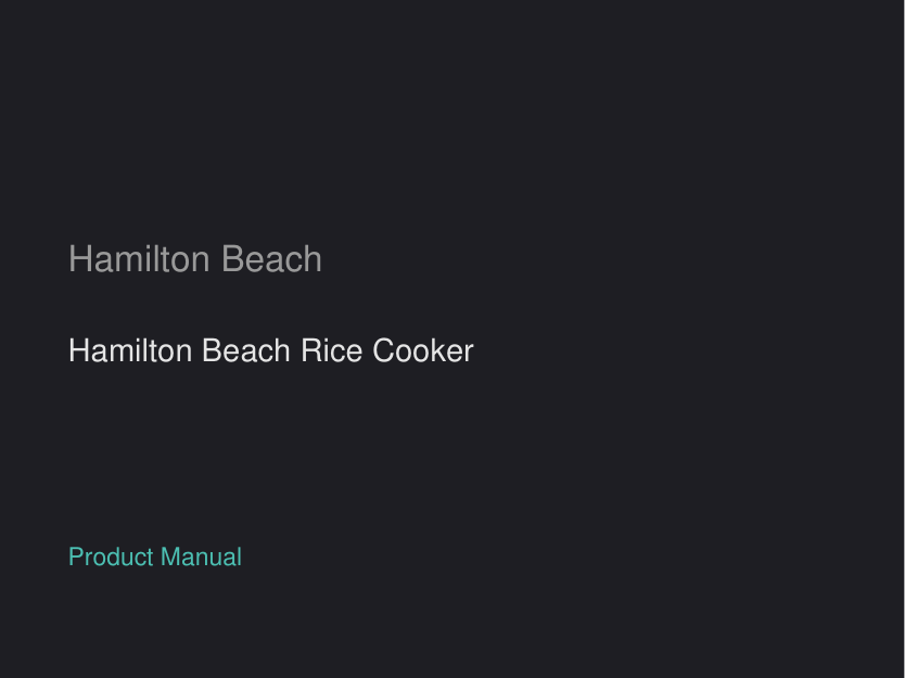 Zojirushi Rice Cooker