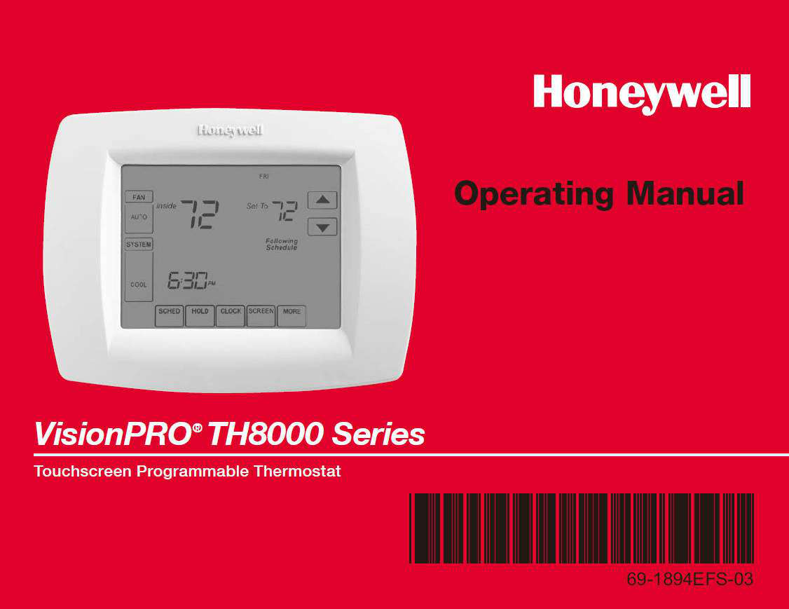 Honeywell Th8320U1008 Thermostat