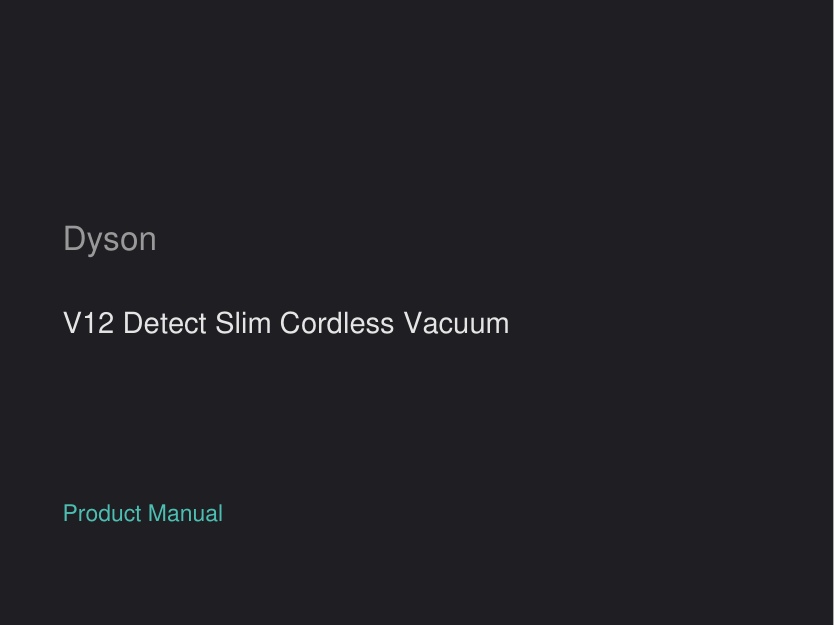 Dyson V12 Detect Slim Cordless Vacuum
