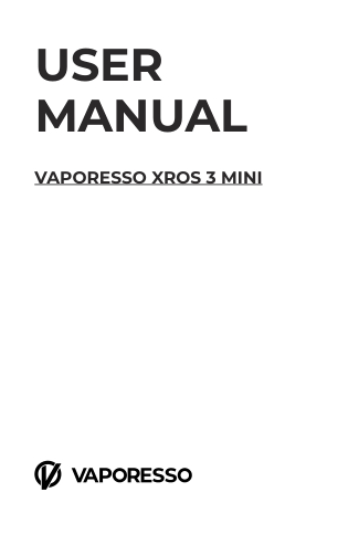Vaporesso Xros 3 Mini Pod System