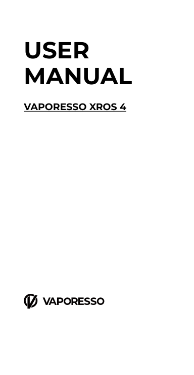 Vaporesso Xros 4 Pod System Kit